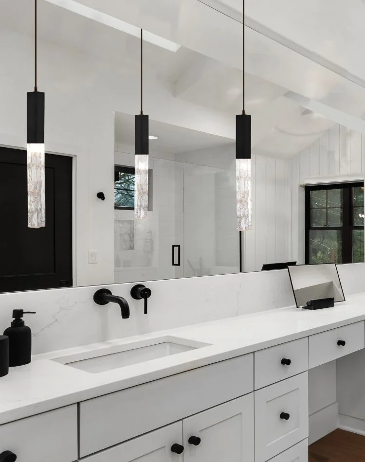 Black Bathroom Pendant Light Fixtures