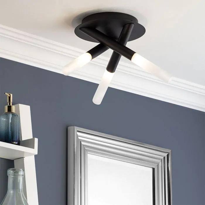 Black Bathroom Ceiling Light Fixtures